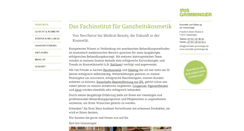 Desktop Screenshot of kosmetik-grimminger.de